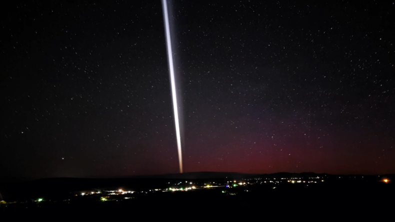 Un rayo de luz sorprendió a los habitantes de Colorado.&nbsp;