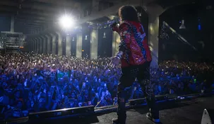 La Mona Jiménez se presentó ante 10.000 personas en el Complejo Forja de Córdoba. La Mona Jiménez se presentó ante 10.000 personas en el Complejo Forja de Córdoba.