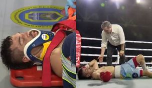 Así se retiró del ring Ignacio Iribarren. Así se retiró del ring Ignacio Iribarren.