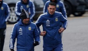 Jorge Sampaoli y Lionel Scaloni.