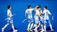 La Selección argentina masculina se impuso 2-1 ante el vigente campeón olímpico en Bélgica.