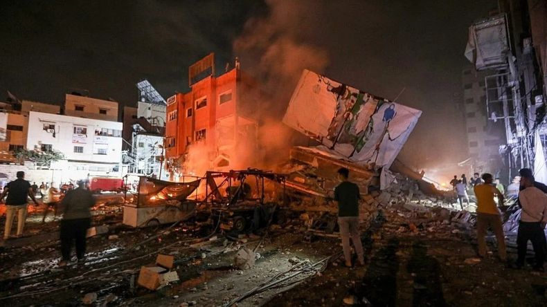 El ejército israelí bombardeó la ciudad de Beit Lahia
