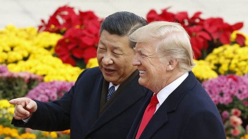Donald Trump y Xi Jinping y una relación tensa tras la batería arancelaria.