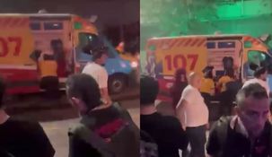 El 107 intentó reanimar al hombre de 55 años por 40 minutos.