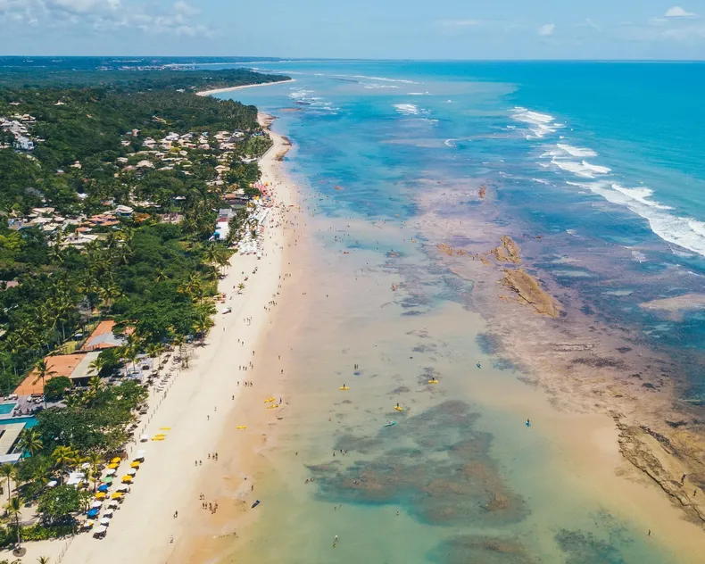 Una de las playas paradisíacas escondidas de Brasil.
