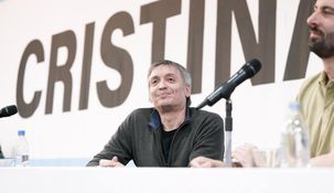 Máximo Kirchner encabezó el acto en Hurlingham.&nbsp;