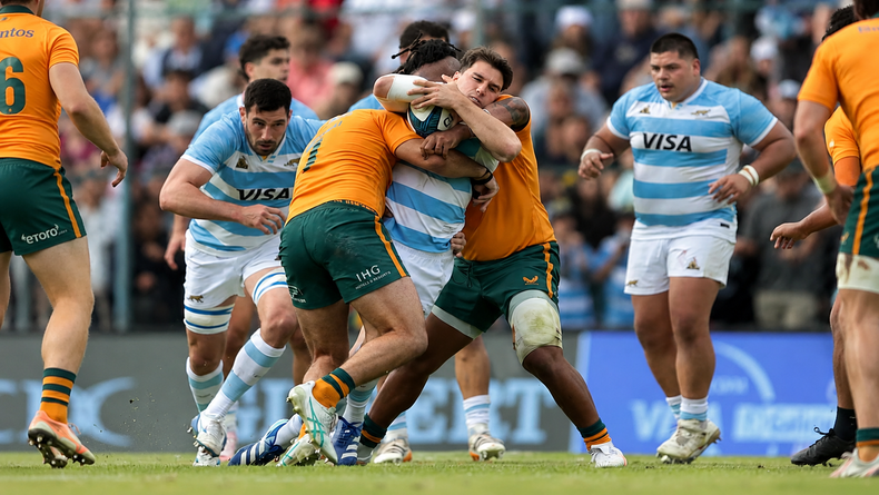 El seleccionado de Felipe Contepomi siempre corrió de atrás y no logró vencer a los Wallabies.