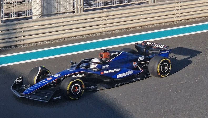 Sainz utilizó el auto de Colapinto.