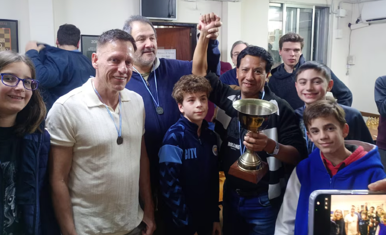 Peter Thiel jugó un torneo de ajedrez en Argentina.
