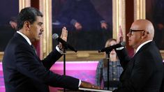 Nicolás Maduro juró su tercer mandato consecutivo. Nicolás Maduro juró su tercer mandato consecutivo.