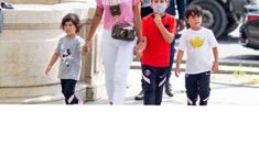 Las fotos de Antonela Roccuzzo paseando por París junto a sus tres hijos y con guardaespaldas Las fotos de Antonela Roccuzzo paseando por París junto a sus tres hijos y con guardaespaldas