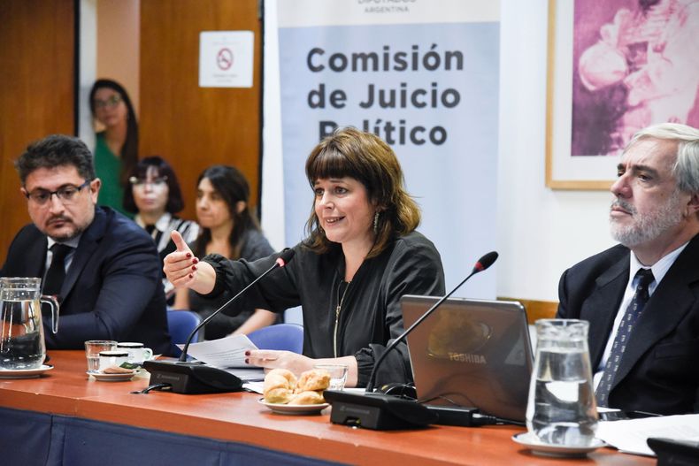 Carolina Gaillard, presidenta de la Comisión de Juicio Político.