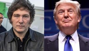 Donald Trump saludó a Javier Milei.
