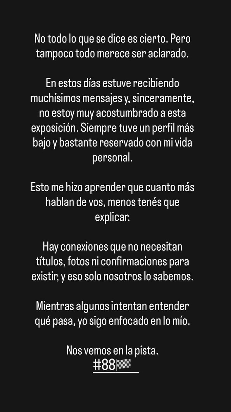 La historia que compartió el piloto.