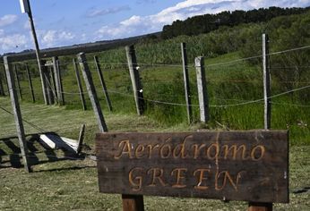El aeródromo Green, donde operaban los aviones que protagonizaron el trágico accidente aéreo en Uruguay.