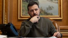 El presidente de Ucrania, Volodimir Zelenski. El presidente de Ucrania, Volodimir Zelenski.