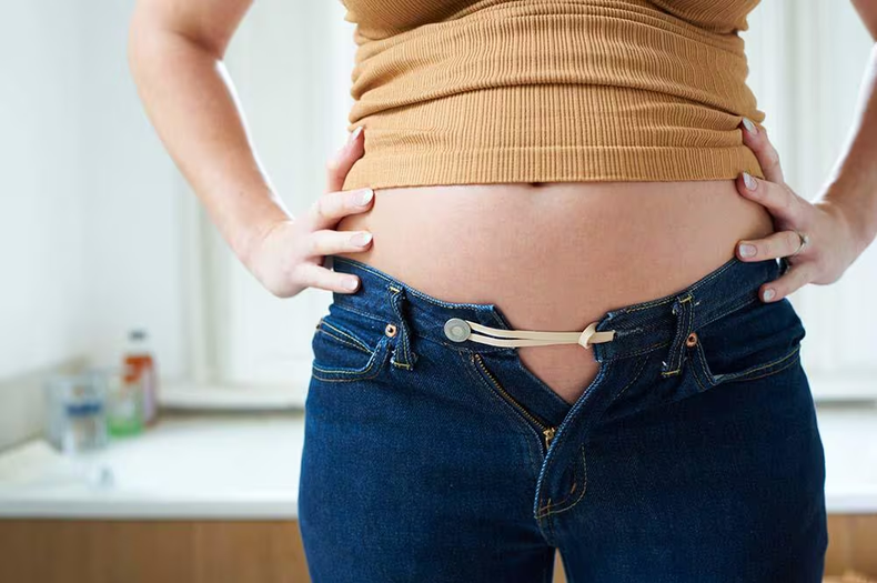 Abdomen inflamado