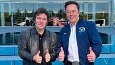 Javier Milei y Elon Musk.