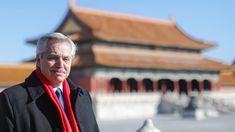 Fernández visitó China en febrero de 2022.