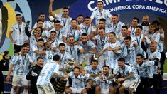 Los jugadores argentinos en la consagración en Brasil 2021. Los jugadores argentinos en la consagración en Brasil 2021.