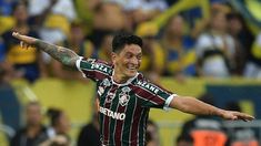 Germán Cano, campeón de la Copa Libertadores 2023 con Fluminense de Brasil. Germán Cano, campeón de la Copa Libertadores 2023 con Fluminense de Brasil.