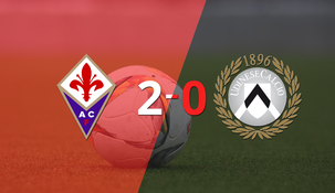 fiorentina le gano con claridad a udinese por 2 a 0