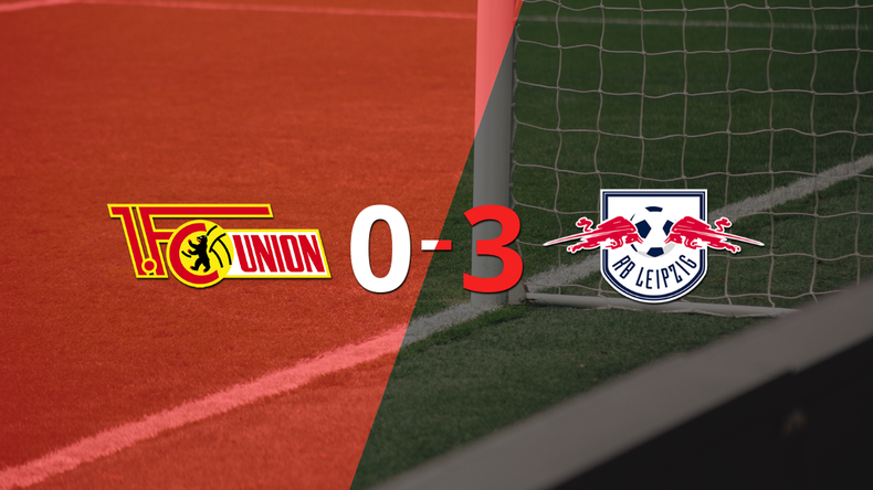 Unión Berlín cayó ante RB Leipzig con dos goles de Benjamin Sesko