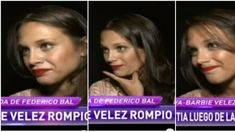 Barbie Veléz evitó dar definiciones sobre la separación, pero respondió con sugerentes gestos Barbie Veléz evitó dar definiciones sobre la separación, pero respondió con sugerentes gestos