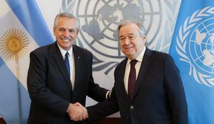 Alberto Fernández se reunió con el secretario general de la ONU en Nueva York