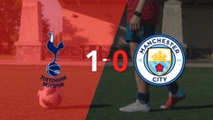 manchester city no pudo en su visita a tottenham y cayo 1-0
