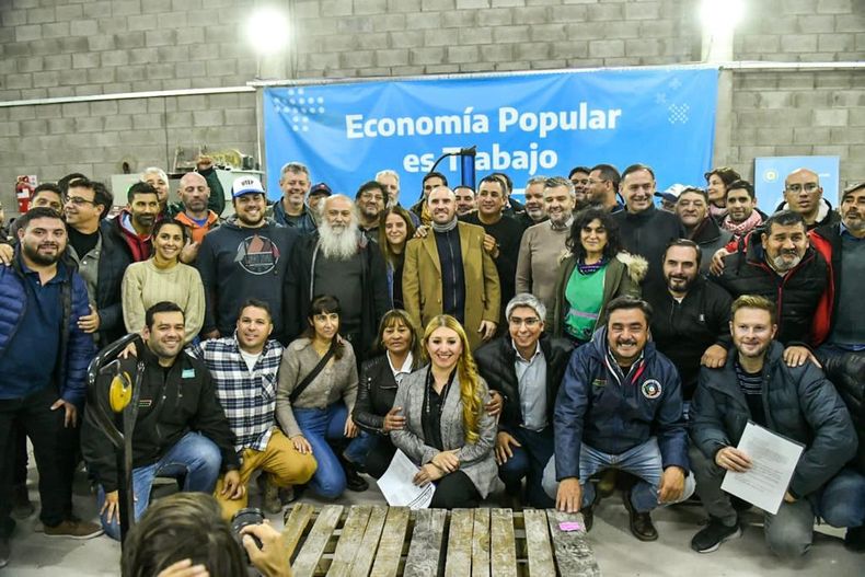 Martín Guzmán y Juan Zabaleta visitaron la Federación Unión Nacional de Cooperativas Argentinas de Trabajo (FUNCAT)