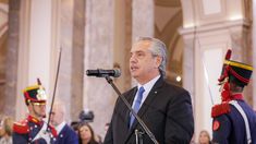 Alberto Fernández en el Tedeum en la Catedral.