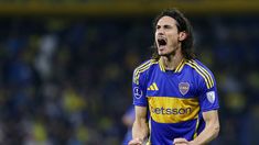Edinson Cavani sufrió una distensión en el sóleo en el entrenamiento de este miércoles y no podrá jugar el partido frentre a Cruzeiro