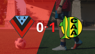Alan Sosa le dio la victoria a Aldosivi ante Brown (Adrogué)
