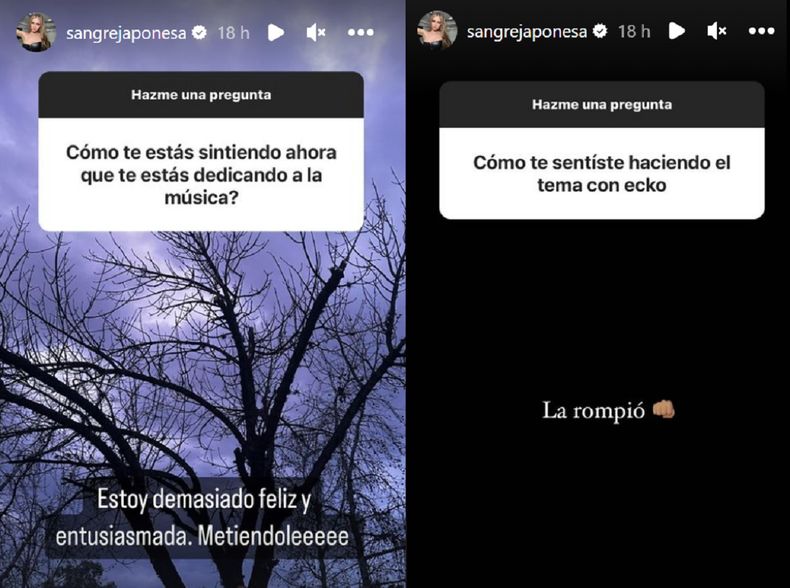 Los detalles de la carrera musical de la China Suárez.