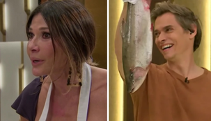 Catherine Fulop quedó sin palabras al ver a Carlos Baute.