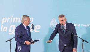 alberto en la asuncion de rossi: va a trabajar junto a mi para preservar la unidad