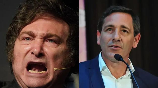 Javier Milei y Julio Garro.