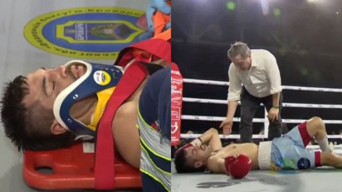 Por descalificación de su rival, el argentino Ignacio Iribarren conquistó el título superligero Global OMB en Ucrania