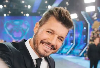Marcelo Tinelli en Showmatch. Marcelo Tinelli en Showmatch.