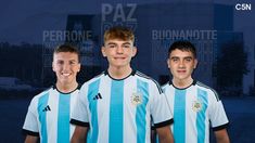 Perrone, Paz y Buonanotte, las grandes promesas de la Sub 20. Perrone, Paz y Buonanotte, las grandes promesas de la Sub 20.