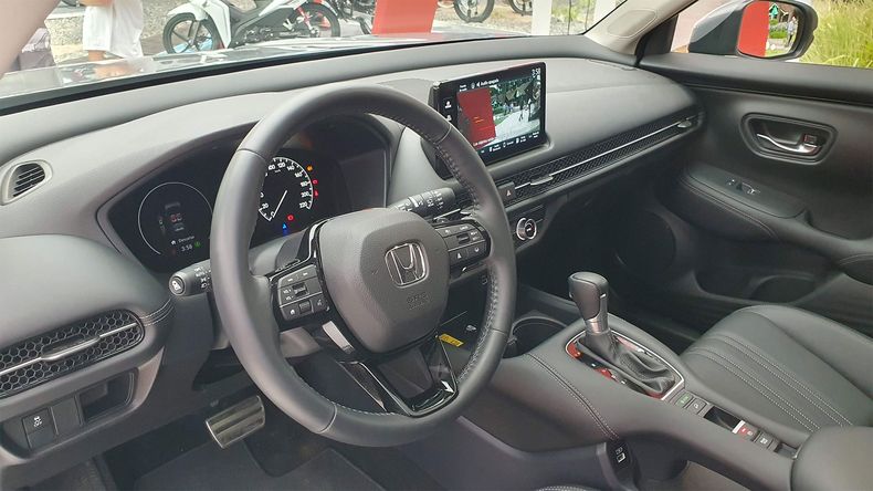 Así luce el interior del Honda ZR-V.