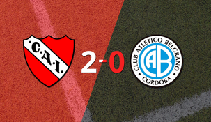 independiente supero a belgrano con dos tantos de martin cauteruccio