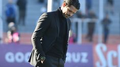 La cara de Gago lo dice todo: Racing perdió en Mendoza.
