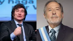 Milei celebró el éxito de Homo Argentum, protagonizada por Francella. Milei celebró el éxito de Homo Argentum, protagonizada por Francella.