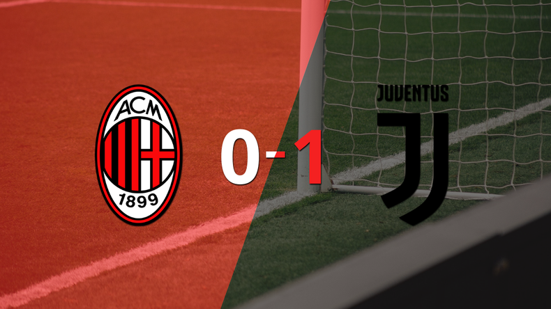 Con lo justo, Juventus derrotó a Milan en su casa