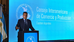 Sergio Massa durante el encuentro. Sergio Massa durante el encuentro.