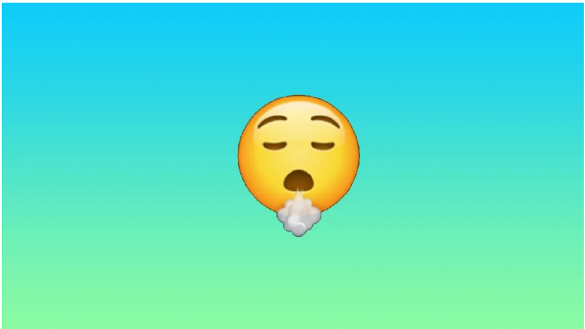 Lo sab as Este es el significado del emoji de la cara exhalando