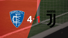 empoli golea 4-1 a juventus y francesco caputo firma doblete empoli golea 4-1 a juventus y francesco caputo firma doblete