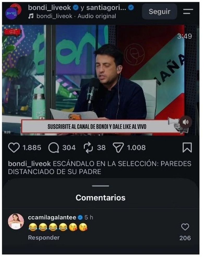 La respuesta viral de Candela Galante.